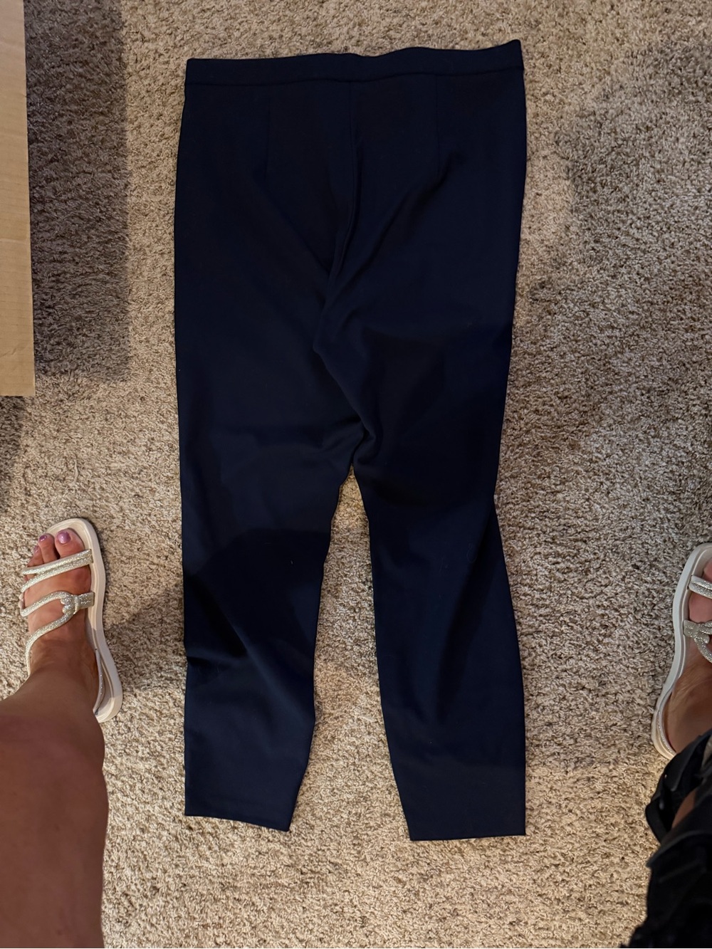 Banana Republic Dark Navy Ponte Trousers